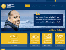 Tablet Screenshot of imci.org